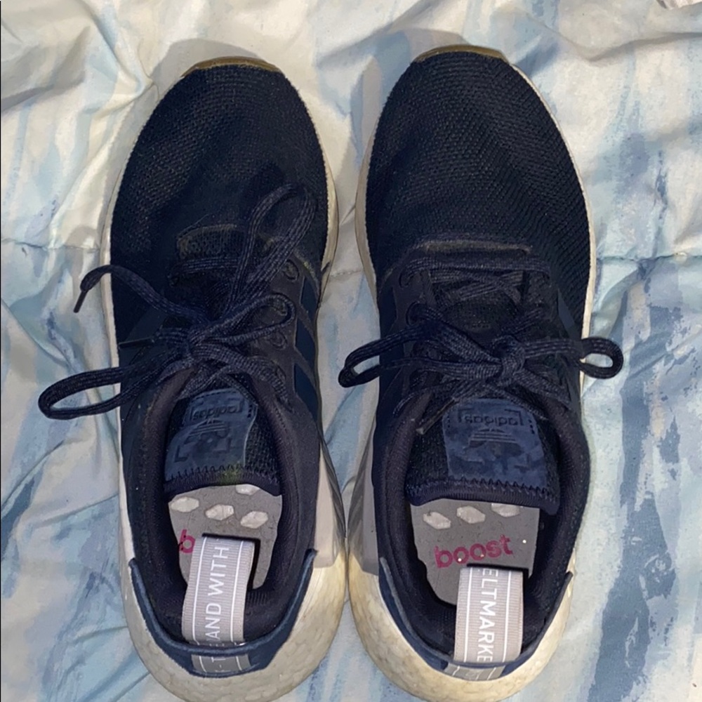 Women’s navy blue adidas NMD